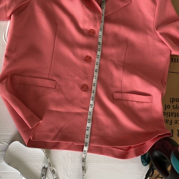 Alfred andDunner three button jacket, blazer pink size 18 - Picture 6 of 7